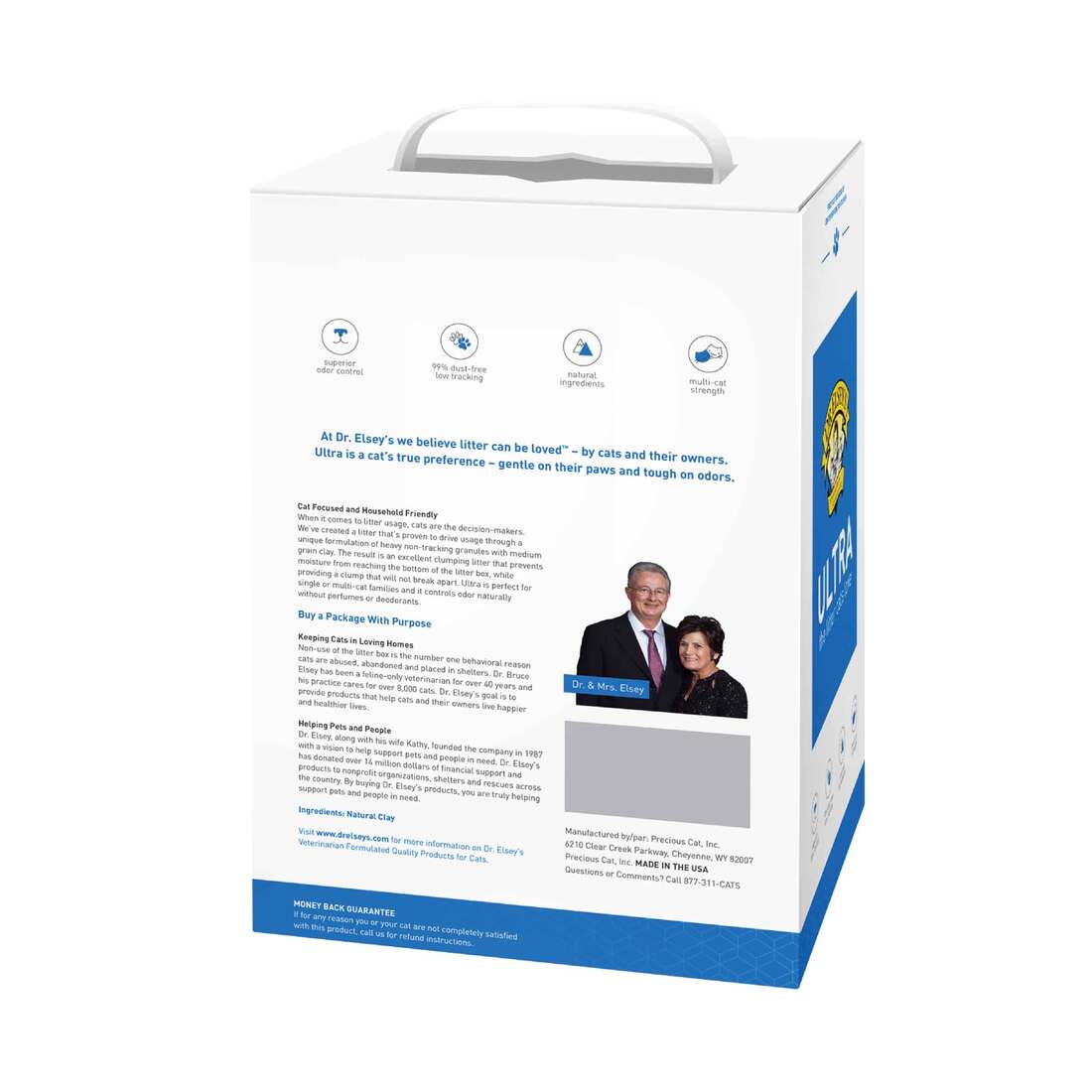 Elsey's Ultra Unscented Cat Litter, 20 Pounds Pet Supplies Plus