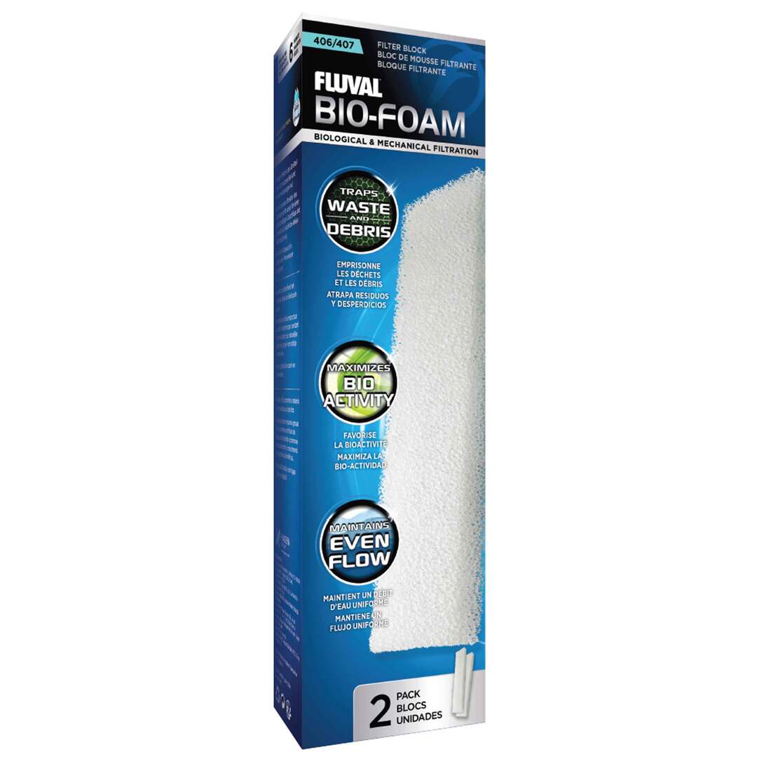 Hagen Fluval Filter Foam Block 404/405 (2 pieces)