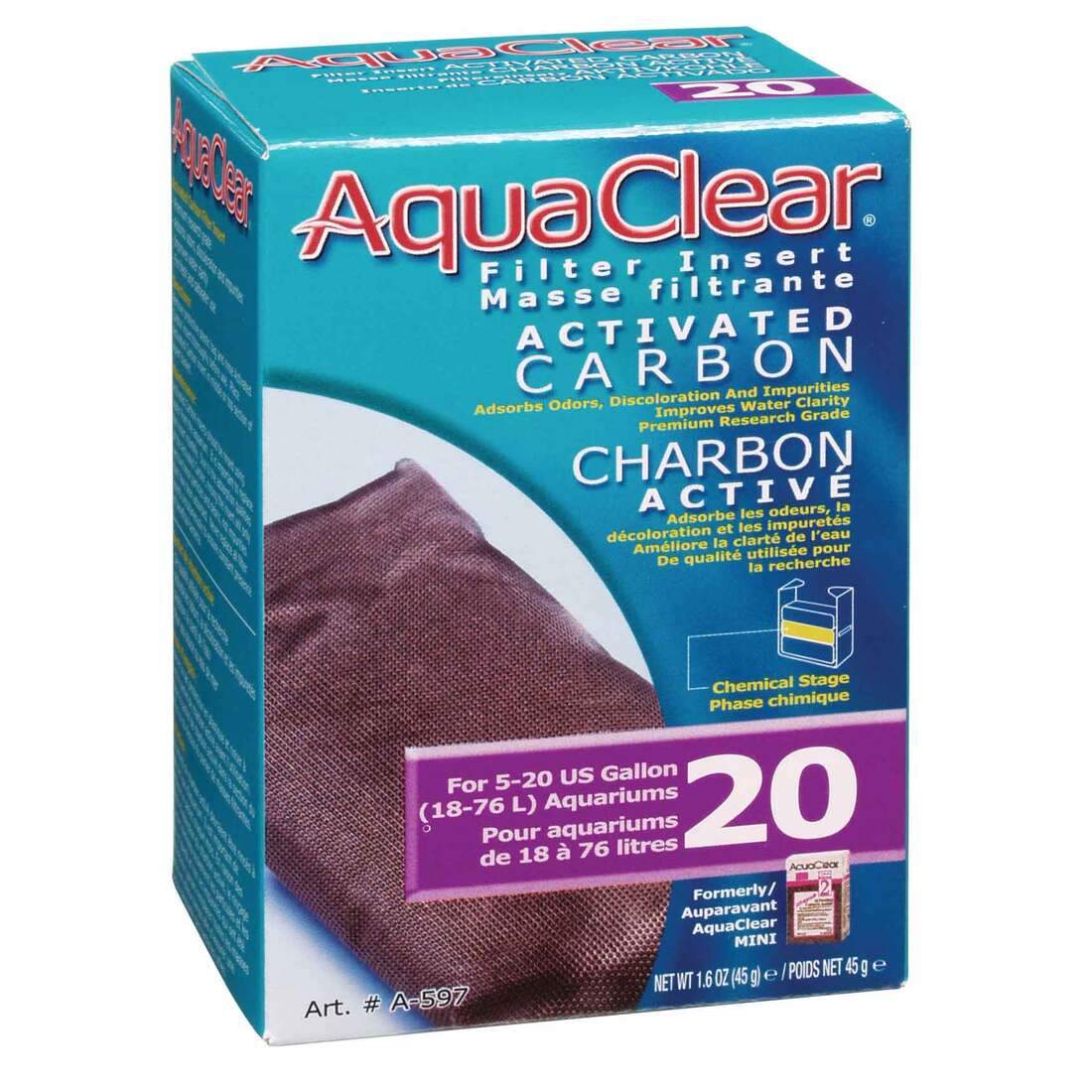 Hagen Fluval 20 (Mini) Act. Carbon Insert