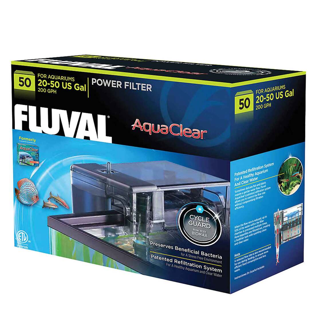 Hagen Fluval 50 (200) Filter with Media
