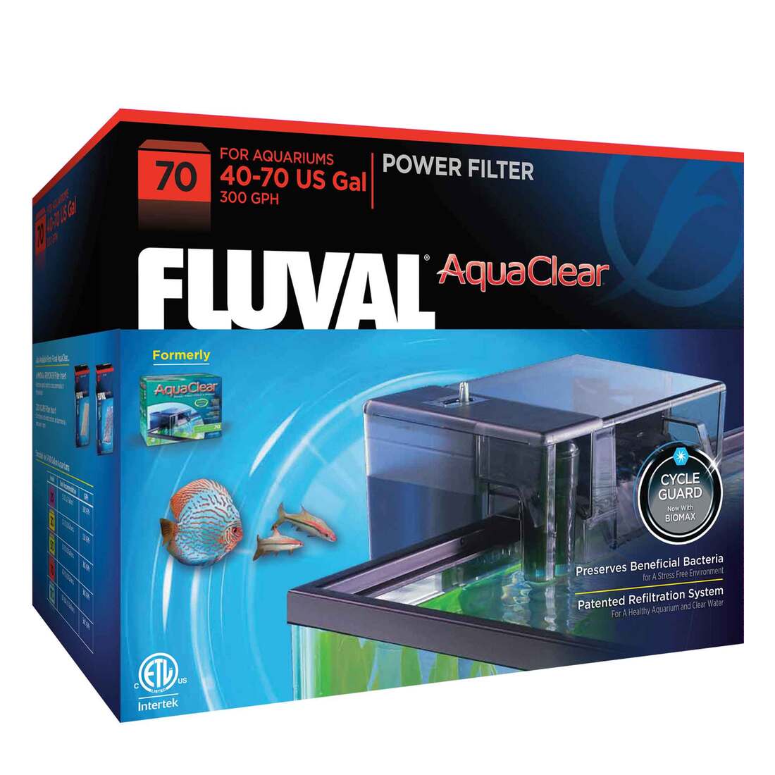 Hagen Fluval 70 (300) Filter with Media