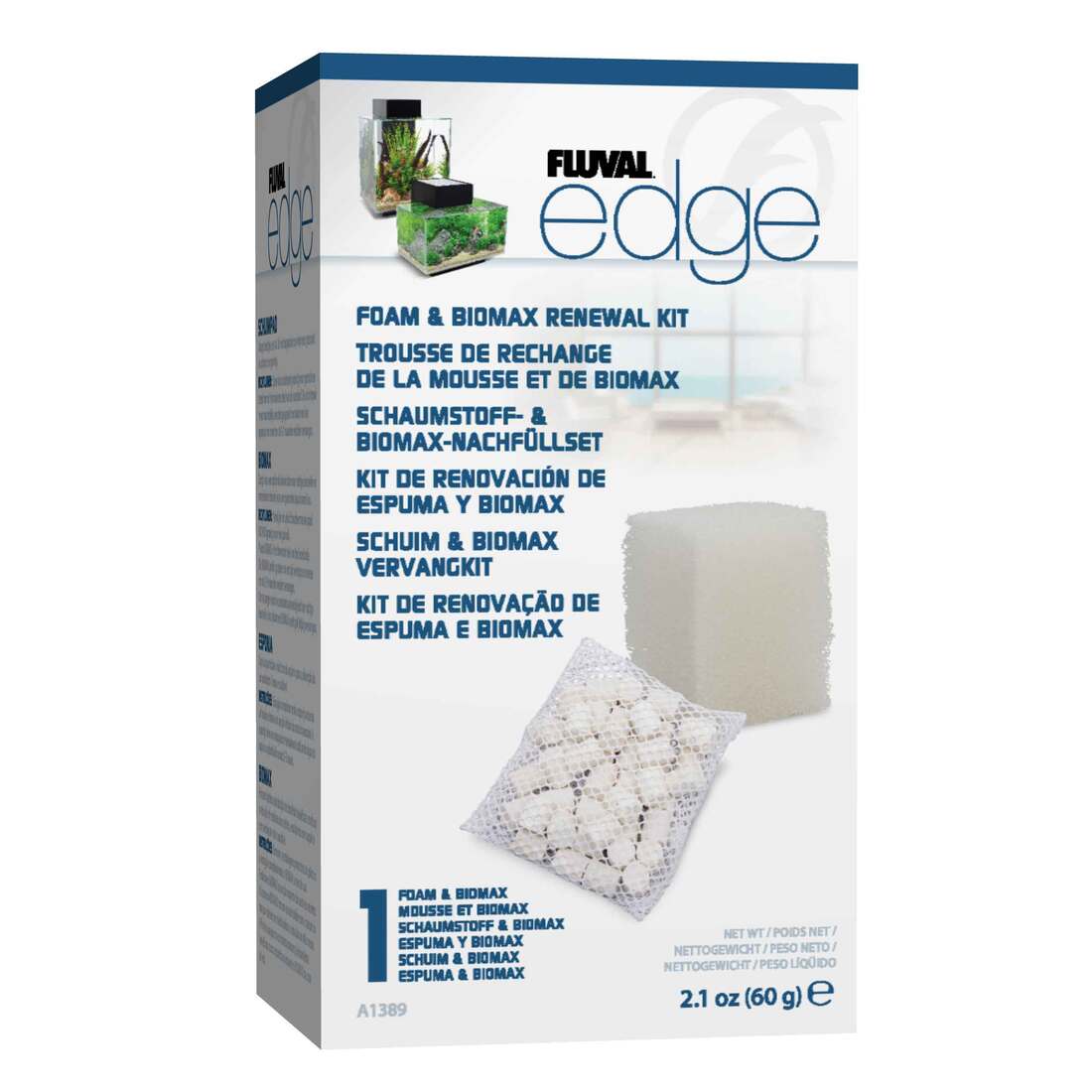 Hagen Fluval Edge Foam & BIOMAX Renewal Kit