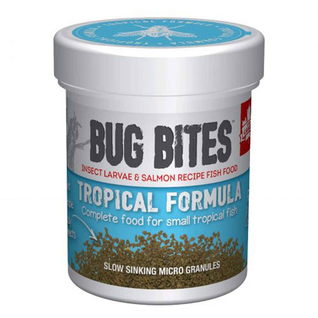 Fluval Bug Bites Tropical Fish Small Granules, 1.59 Ounce