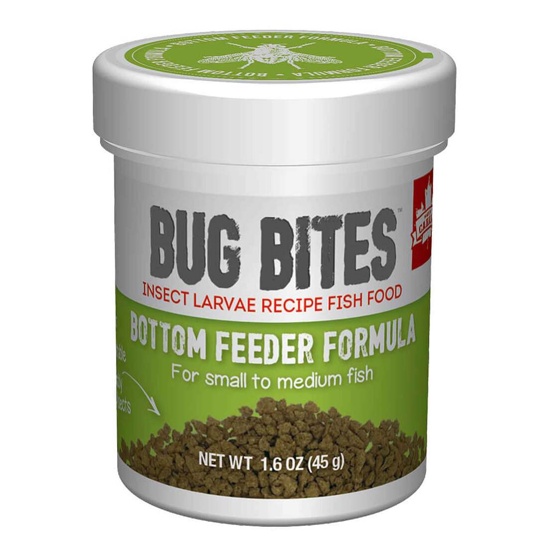 Fluval Bug Bites Bottom Feeder Granules, 1.59 Ounce