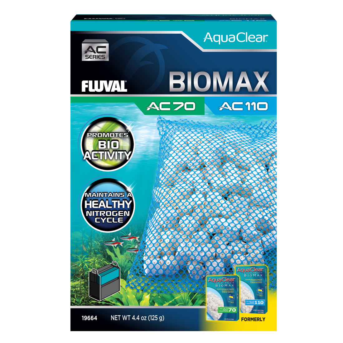 Fluval AC 70/110 BioMax Insert, 1 Pack