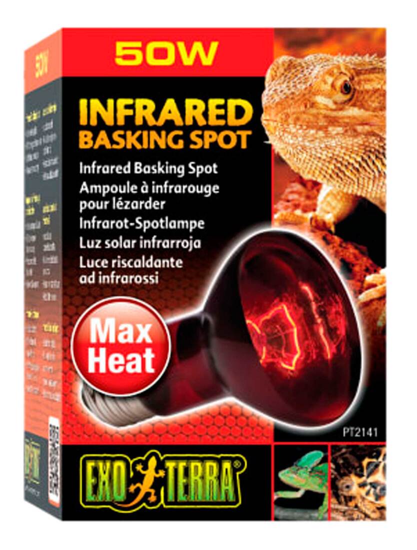 Exo Terra Infrared Basking Spot Lamp, 50 Watt