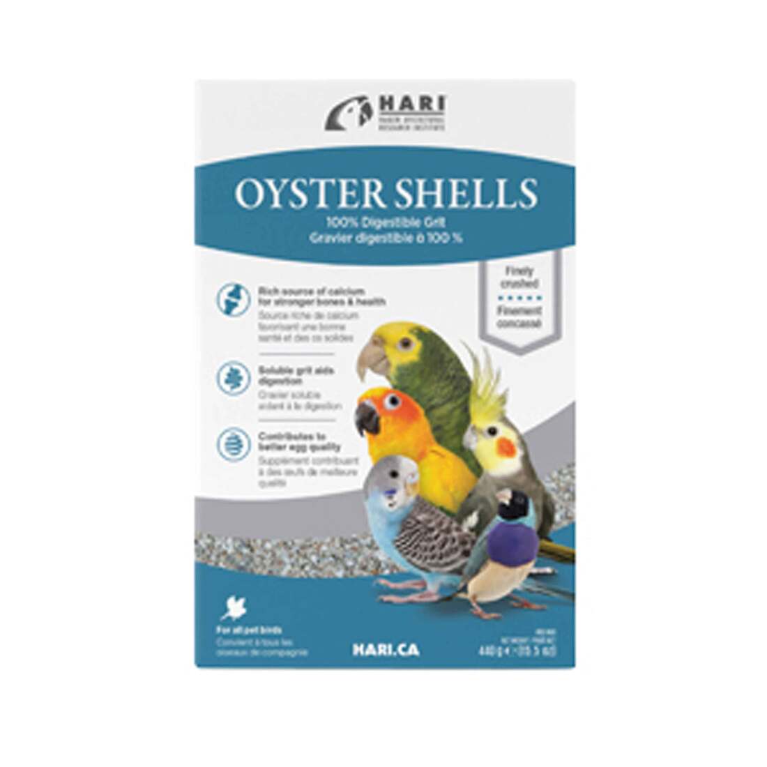 HARI Oyster Shells, 15.5 Ounces (440 Grams)