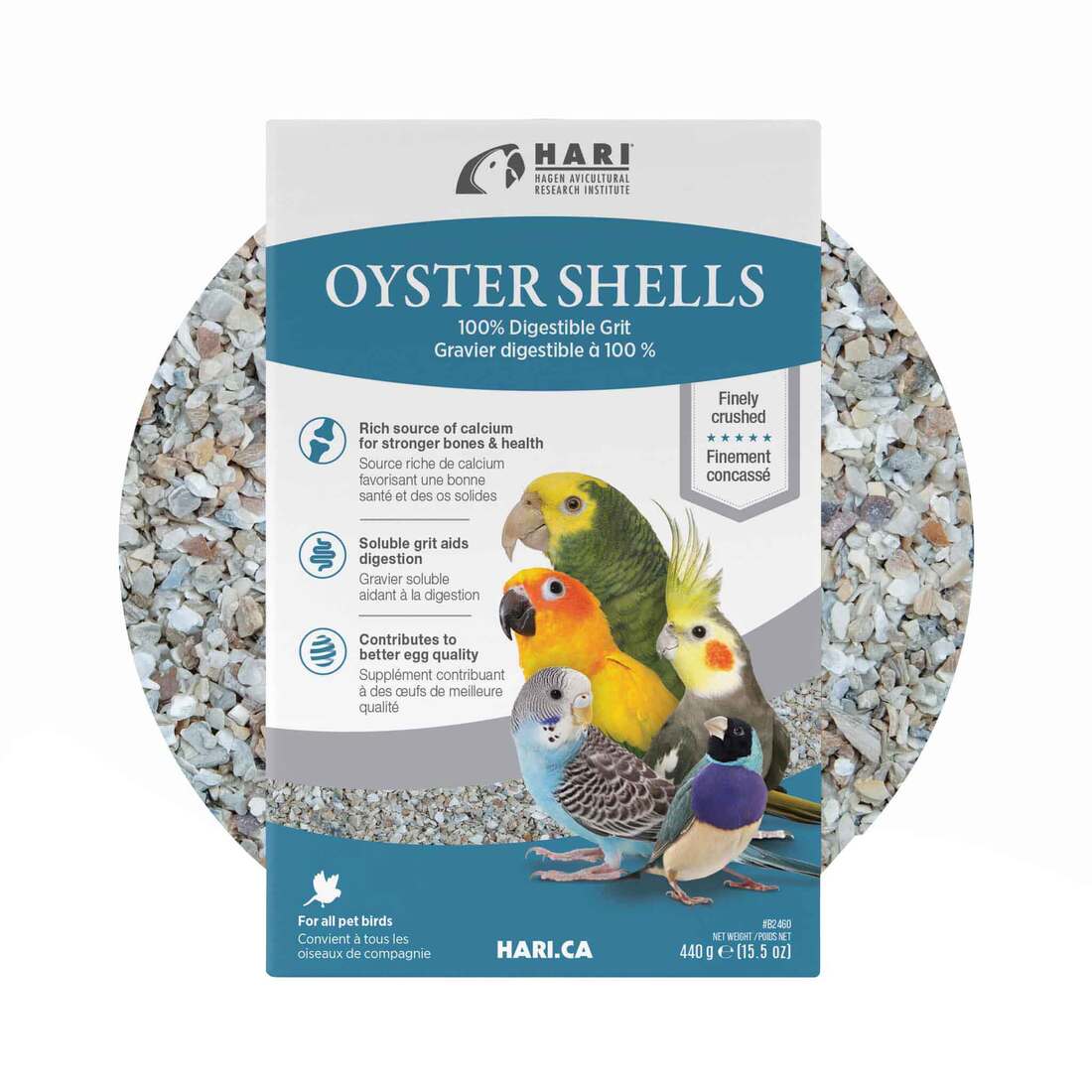 HARI Oyster Shells, 15.5 Ounces (440 Grams)