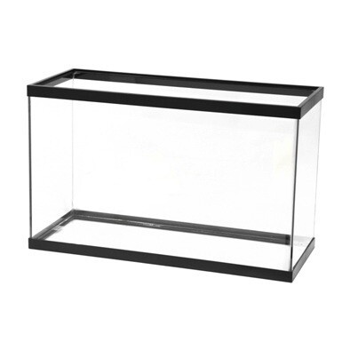 Aqueon Long Tank Aquarium, Black, 29 Gallons