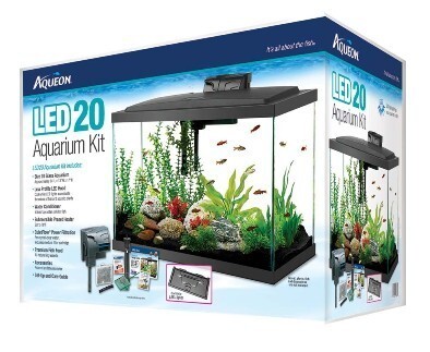 Aqueon Kit LED Black, 20 Gallons