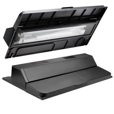 Aqueon Aquarium Hood Flo Deluxe Black, 30 Inches