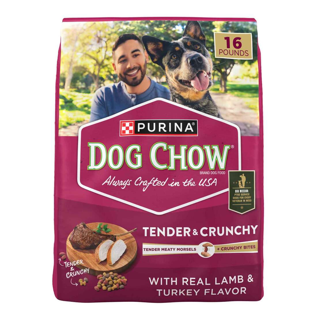 Purina Dog Chow Adult Dry Dog Food, Real Lamb and Turkey Flavor