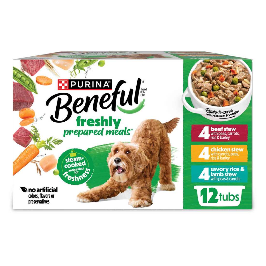 Purina Beneful High Protein, Wet Dog Food With Gravy Variety Pack
