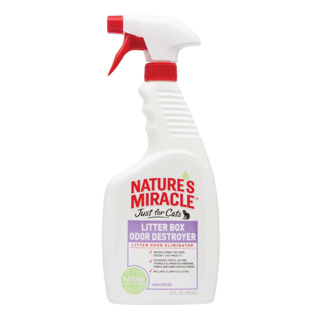 Nature's Miracle Nature's Miracle Just for Cats Litter Box Odor Destroyer, 24 ounces