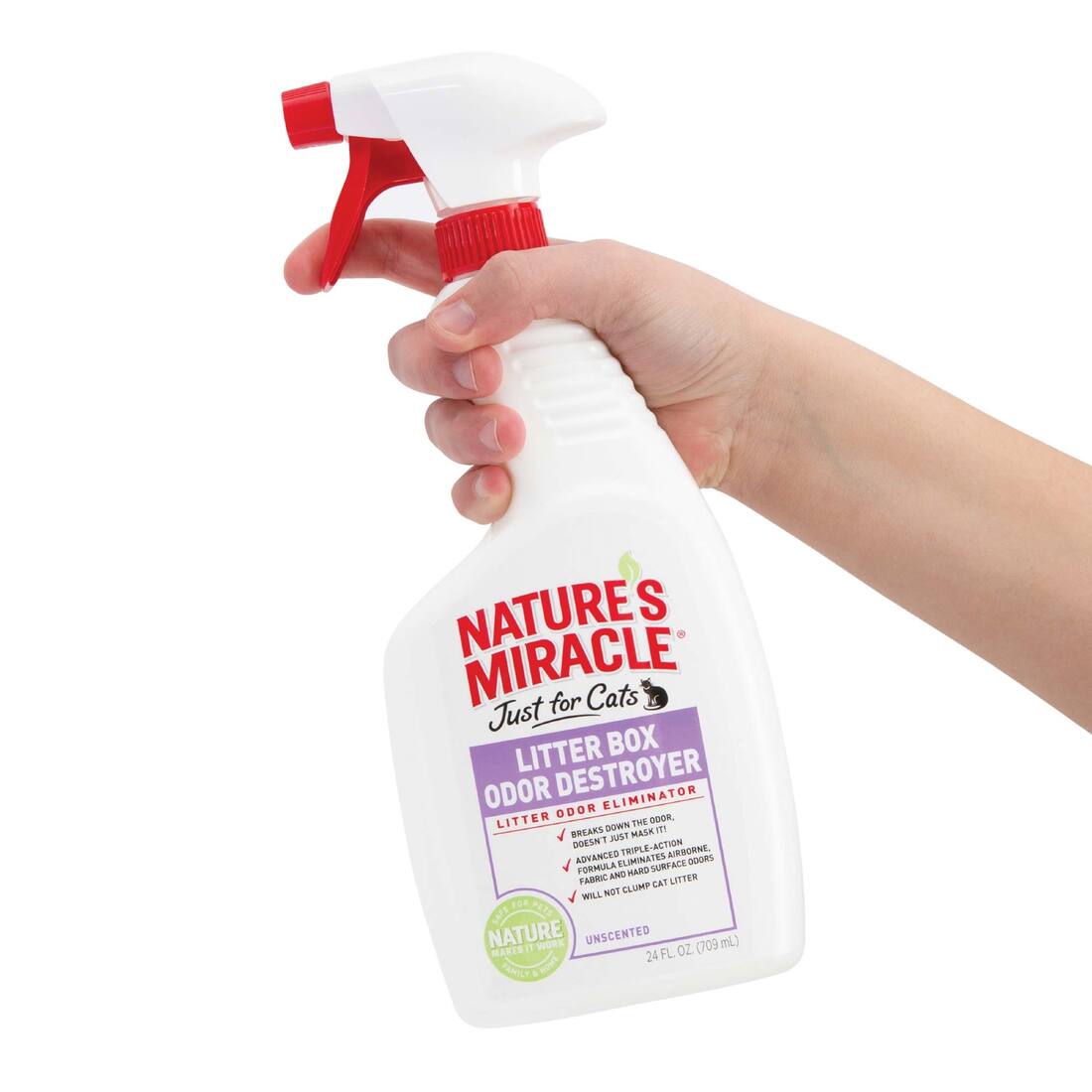 Nature's Miracle Nature's Miracle Just for Cats Litter Box Odor Destroyer, 24 ounces