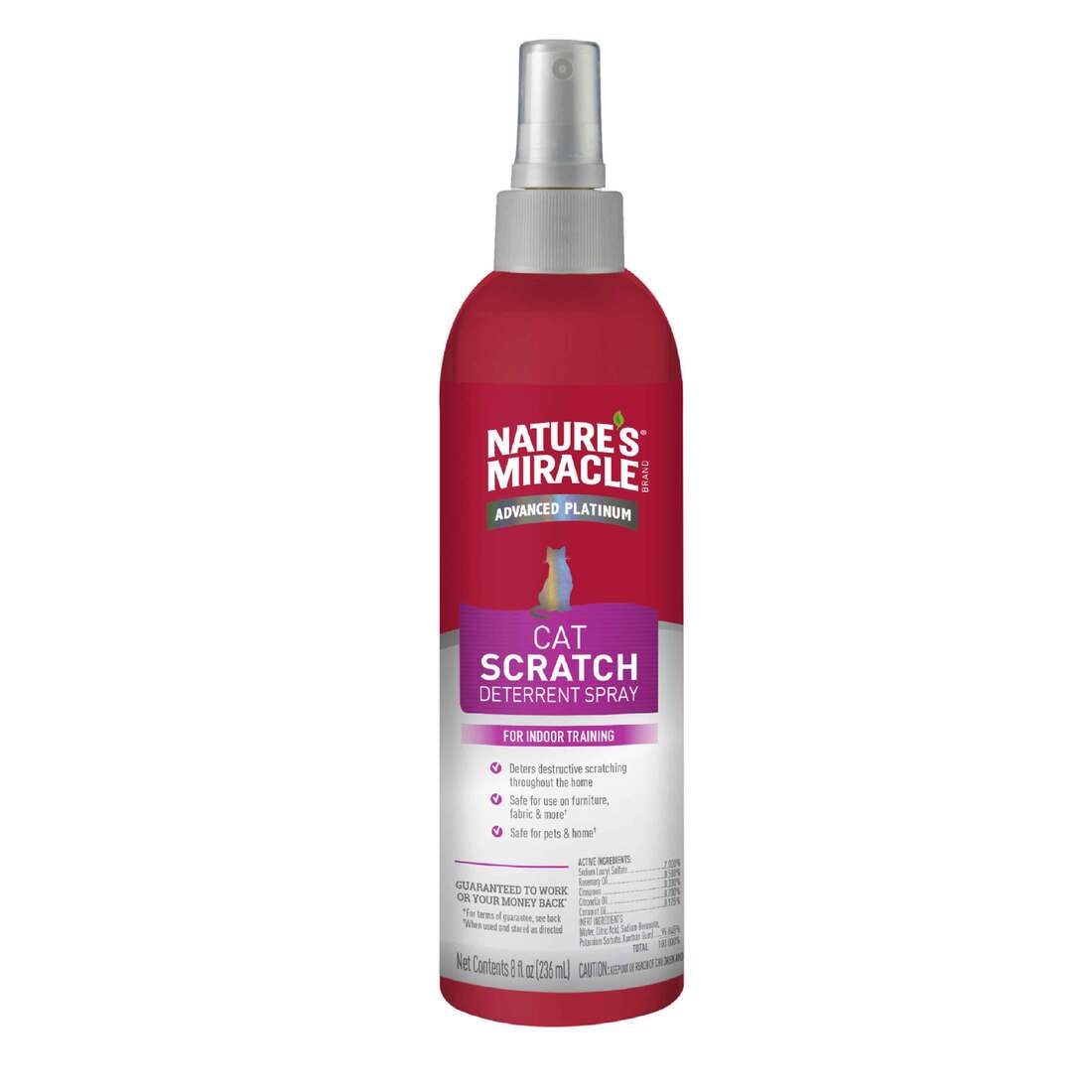 Nature’s Miracle Advanced Platinum Cat Scratch Deterrent Spray, 8 Ounces