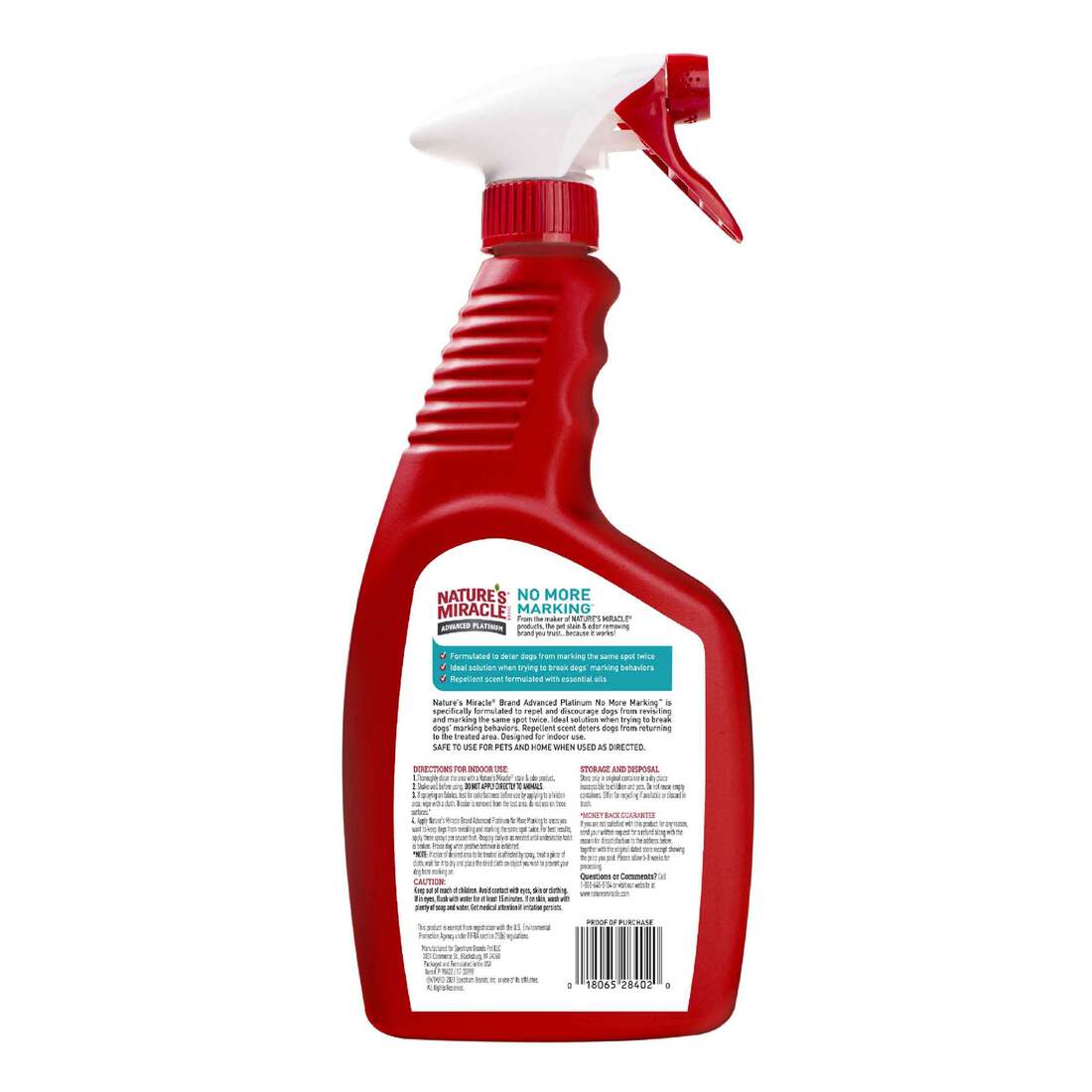 Nature’s Miracle Dog Advanced Platinum No More Marking, 24 Ounces