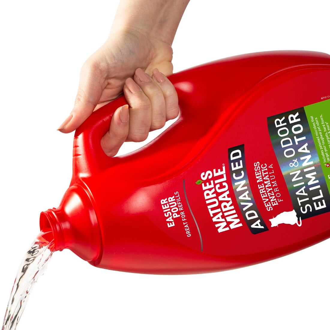 Nature's Miracle Advanced Stain and Odor Eliminator, Fresh Scent, 1 Gallon