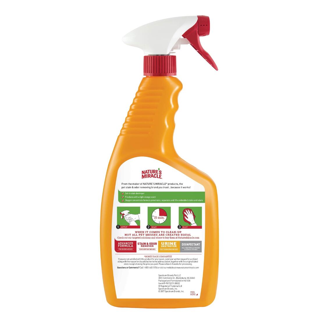 Nature's Miracle Set-In Stain Destroyer Dog, Oxy Formula with Orange Scent