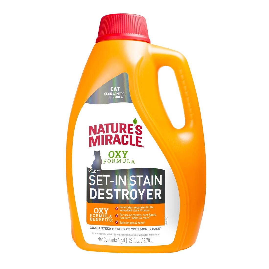Nature's Miracle Just for Cats Set-In Stain Destroyer, Oxy Formula, 1 Gallon