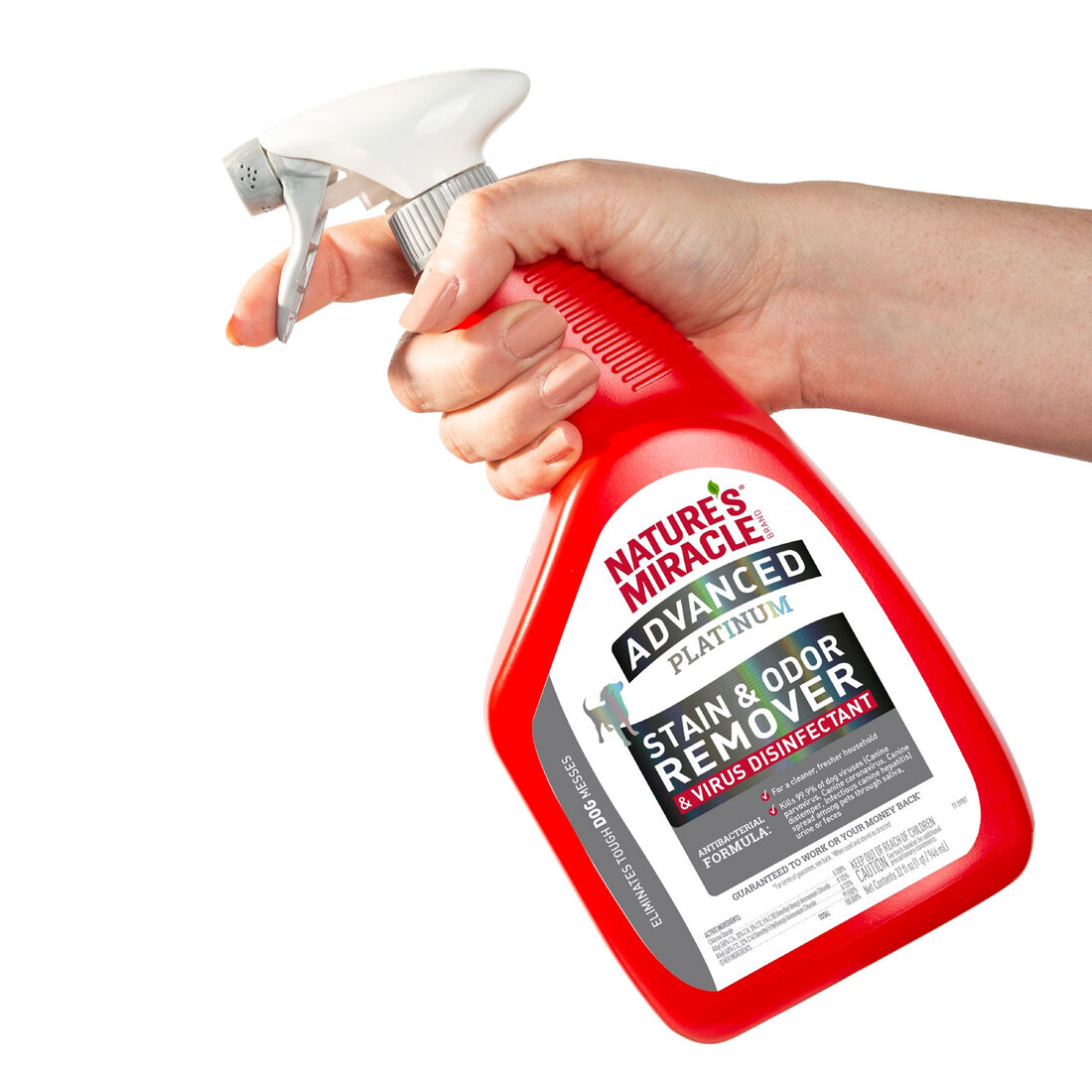 Nature's Miracle Advanced Platinum Disinfectant Stain & Odor Remover & Virus Disinfectant, 32 Ounces