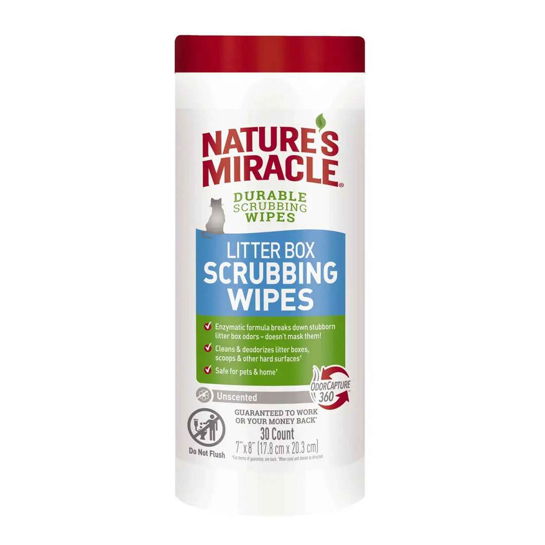 Nature's Miracle Litter Box Scrubbing Wipes, 30 Count