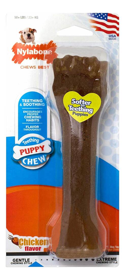Nylabone Puppy Chew Chicken Flavor Souper Size Chew Toy