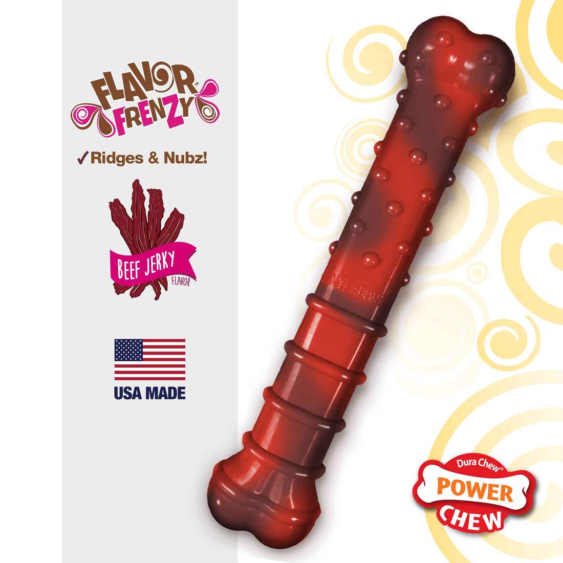 Nylabone Power Chew Textured Beef Jerky Flavor
