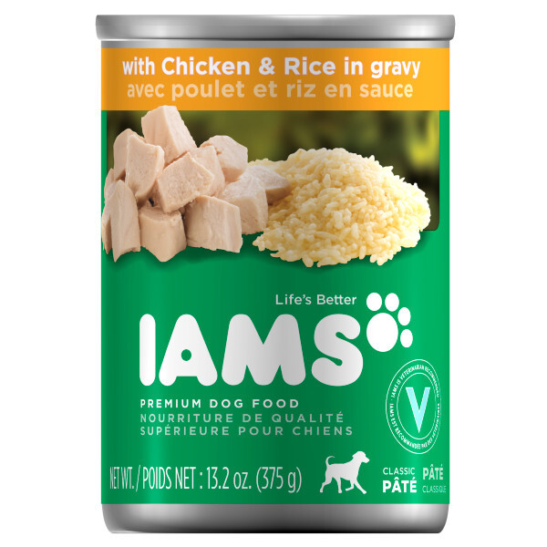 IAMS® Proactive Health Adult Ground Dinner With Chicken & Rice Wet Dog Food, 13 Ounces