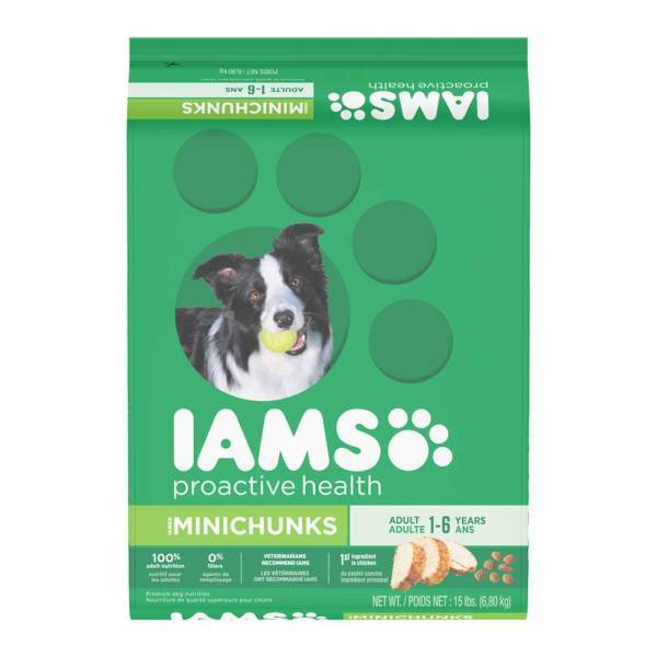 IAMS® Proactive Health Adult MiniChunks Dry Dog Food, 15 Pounds