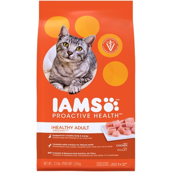 Iams Proactive Hlth Cat Food Original Chicken 3.5lb