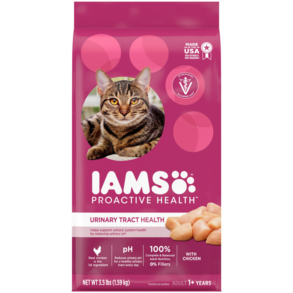 Iams Proactive Health Adult Urinary Tract Health Dry Cat Food, 3.5 Pounds