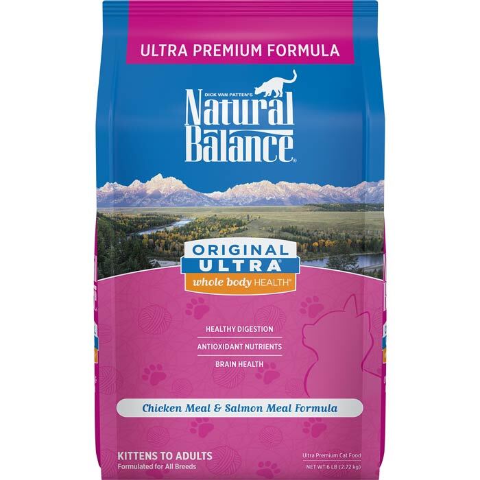 Natural Balance® Original Ultra® Whole Body Health® Chicken Meal & Salmon Meal Dry Cat Formula, 6 Po