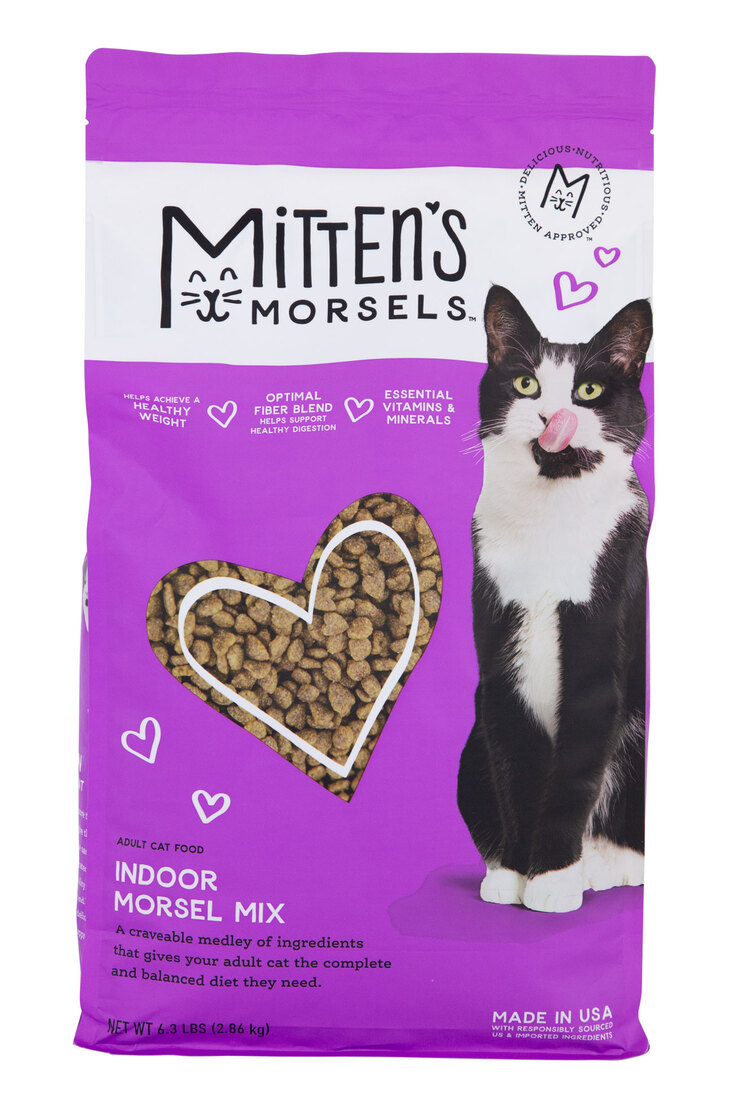 Mitten's Morsels Indoor Morsel Mix Dry Cat Food, 6.3 pounds