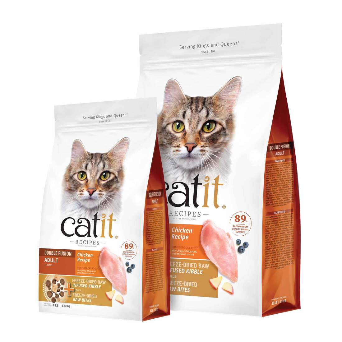 Catit Recipes Adult Dry Cat Food, Chicken, 4 Pounds
