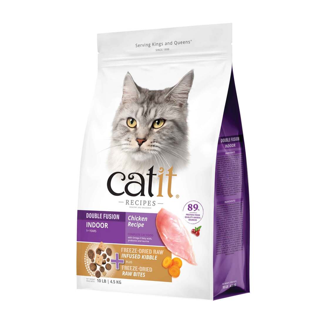 Catit Recipes Indoor Dry Cat Food, Chicken, 10 Pounds