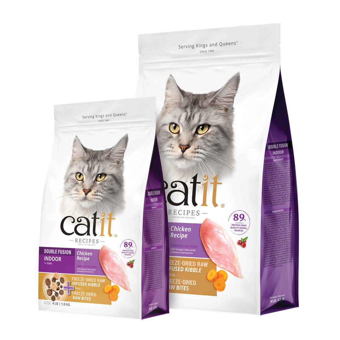 Catit Recipes Indoor Dry Cat Food, Chicken, 10 Pounds