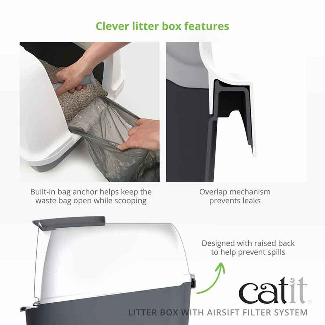 Catit Airsift Litter Pan, Large