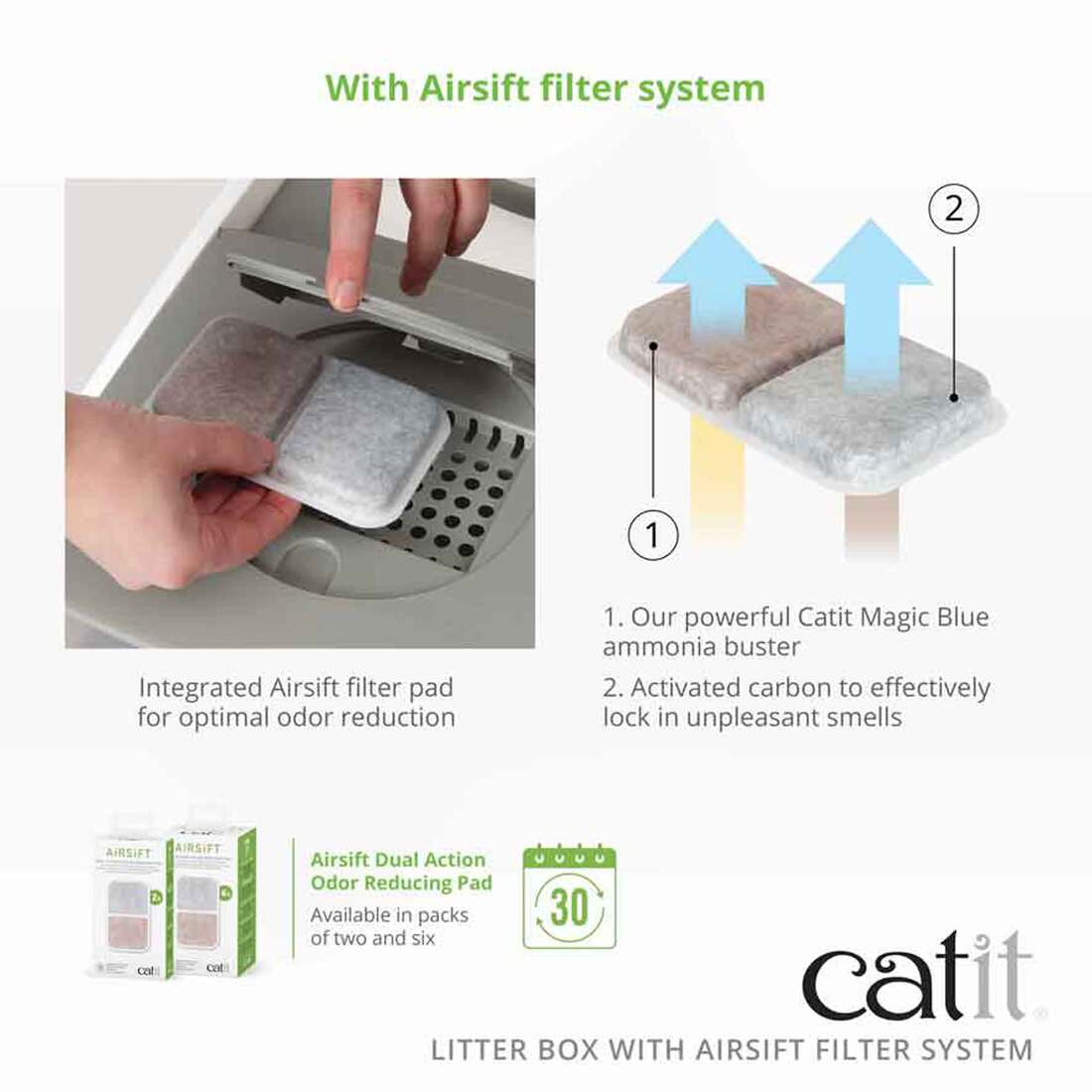 Catit Airsift Litter Pan, Large