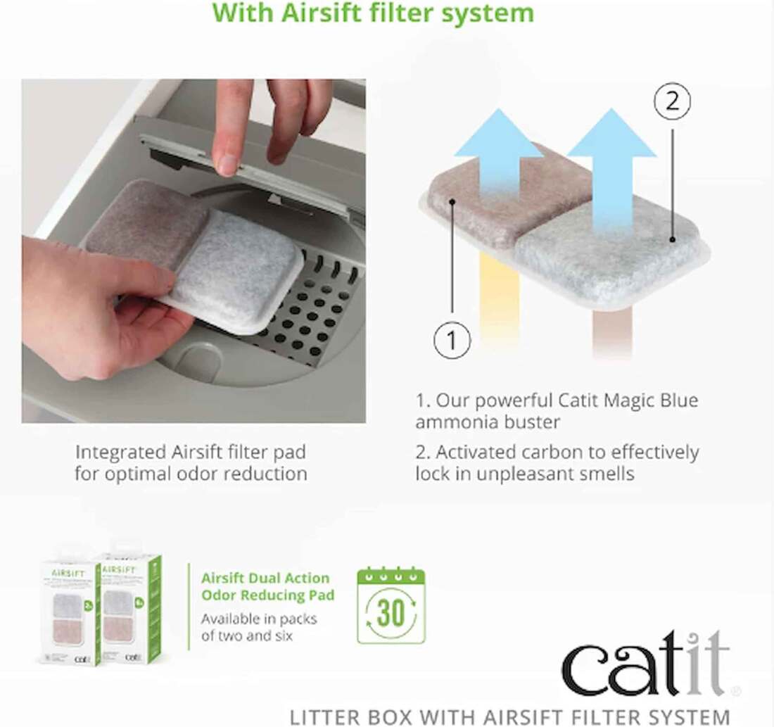 Catit Airsift Litter Pan, Large