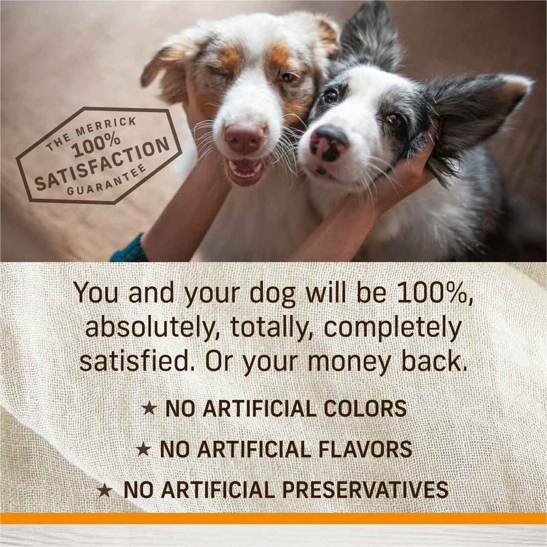 Merrick Healthy Bites Grain Free Soft Dog Treats, Chicken And Bone Broth Recipe - 6 Ounce Pouch