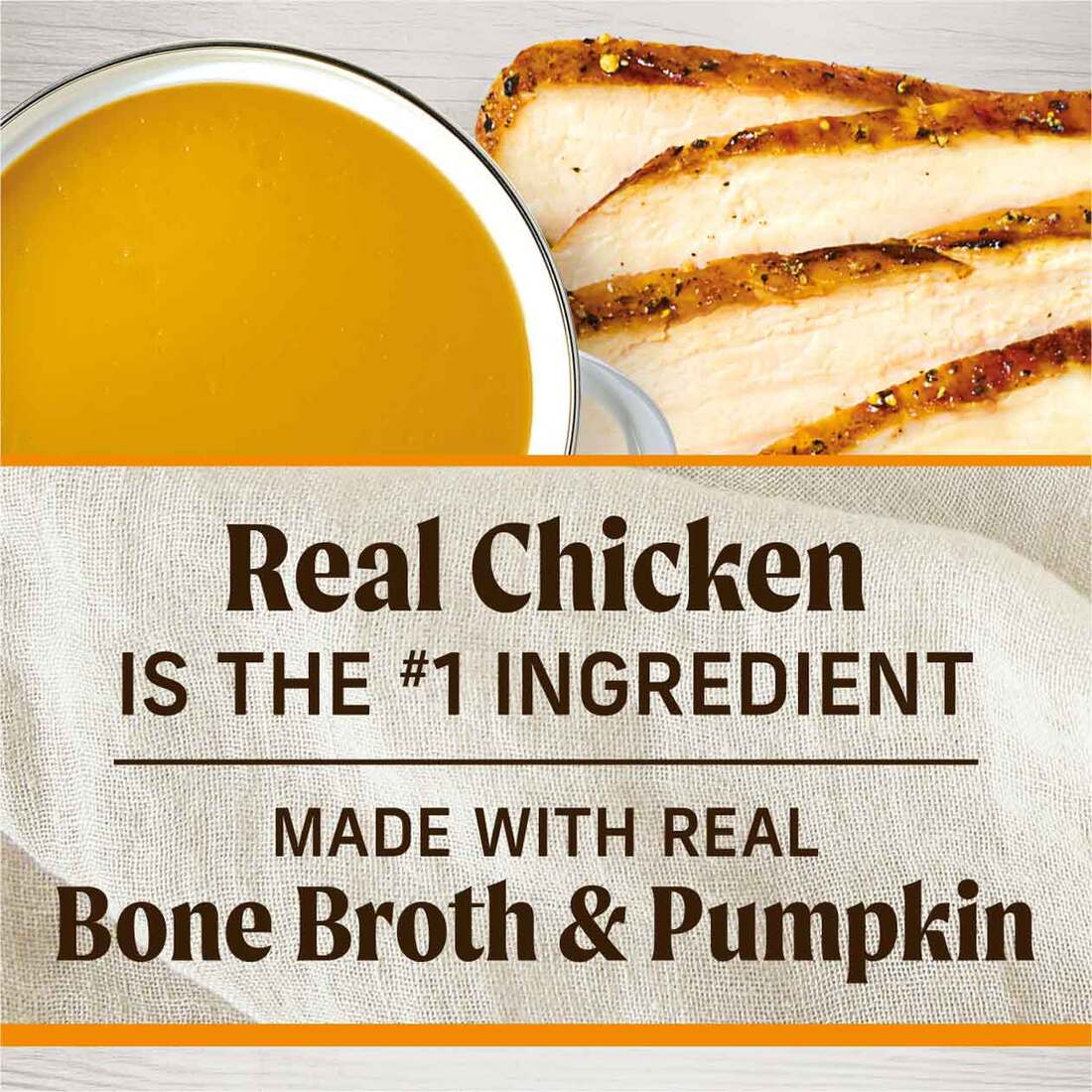 Merrick Healthy Bites Grain Free Soft Dog Treats, Chicken And Bone Broth Recipe - 6 Ounce Pouch