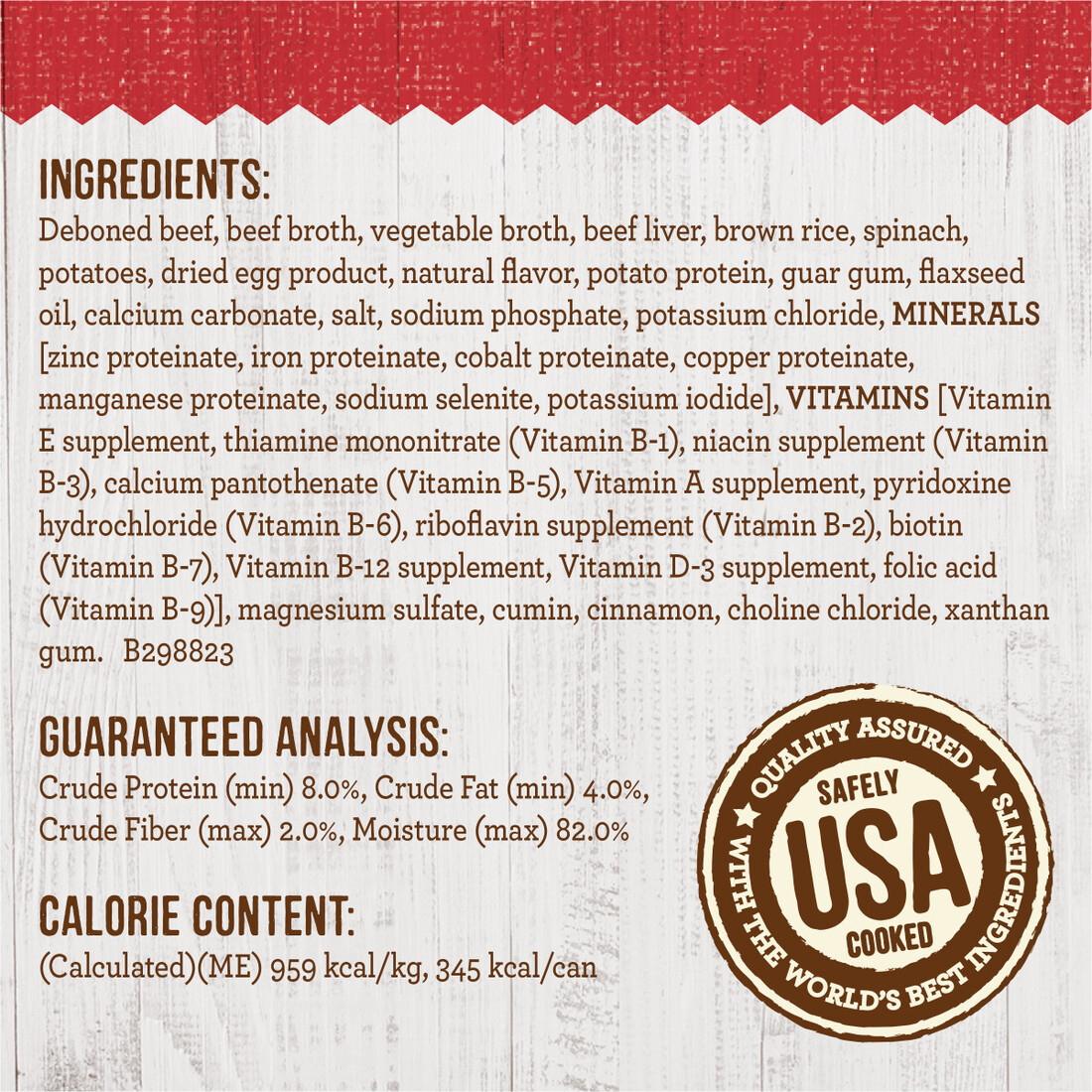 Merrick Kitchen Comforts Healthy And Natural Canned Adult Dog Food With Gravy, Beef Tips And Rice St