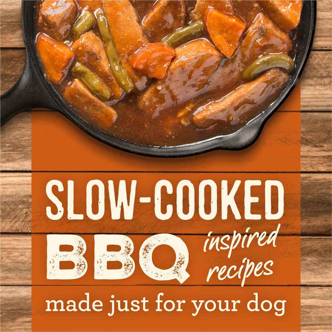 Merrick Slow-Cooked BBQ Premium Healthy Real Meat Grain Free Canned Dog Food, Texas Style With Brais