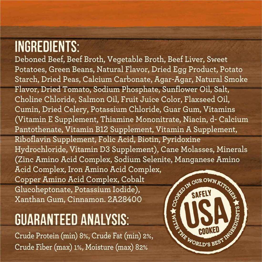 Merrick Slow-Cooked BBQ Premium Healthy Real Meat Grain Free Canned Dog Food, Texas Style With Brais