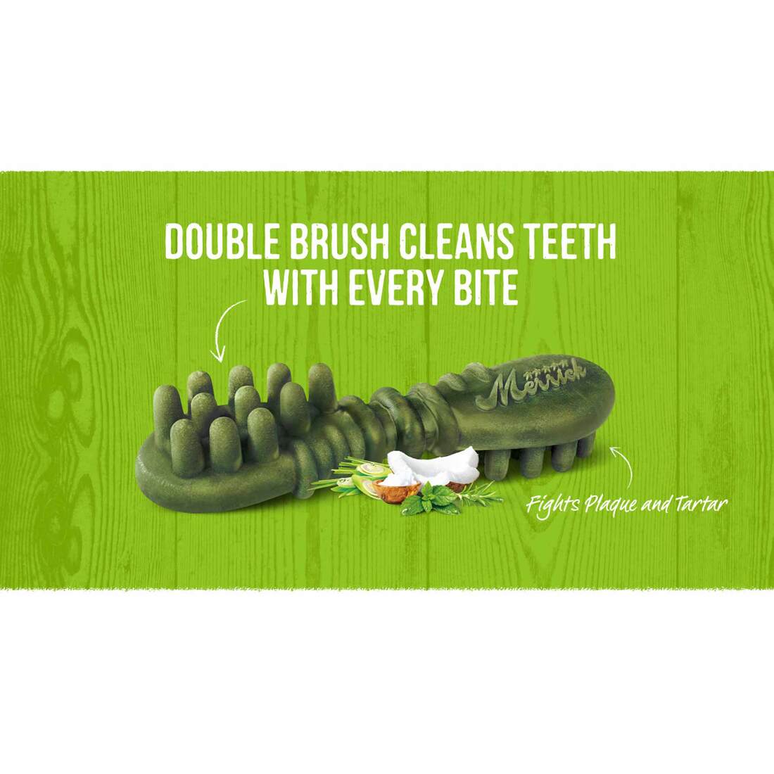 Merrick Fresh Kisses Natural Dental Chews Infused With Coconut And Botanical Oils For Medium Dogs 25