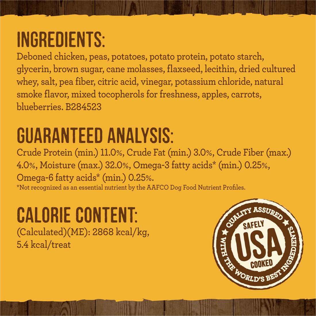 Merrick Power Bites Natural Soft And Chewy Dog Treats, Real Chicken Recipe - 6 Ounce Bag