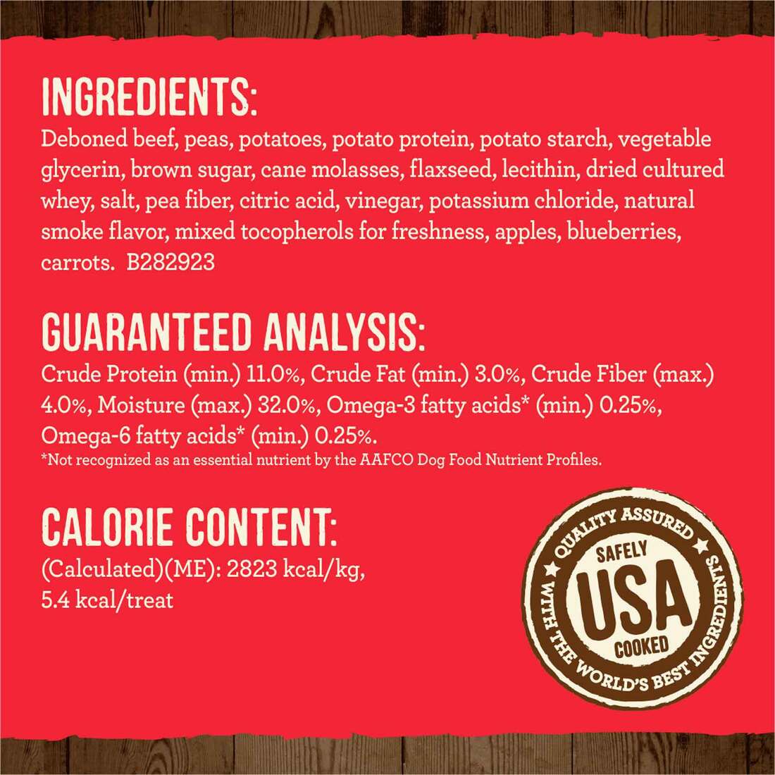Merrick Power Bites Natural Soft And Chewy Dog Treats, Real Beef Recipe - 6 Ounce Bag