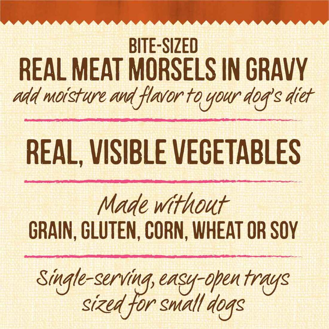 Merrick Lil’ Plates Grain Free Dinner Duos Soft Natural Wet Small Dog Food Variety Pack, Beef And Tu