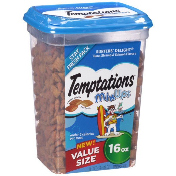 Temptations MixUps Treats for Cats Surfer's Delight Flavor, 16 Ounces